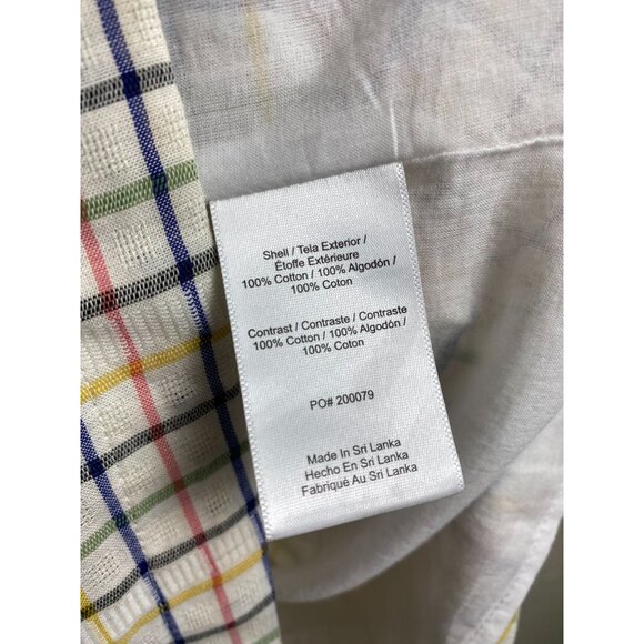 Modcloth Up With The Fun Plaid  Sleeveless Shift Dress‎ Women Large Pinup Retro - Picture 4 of 16